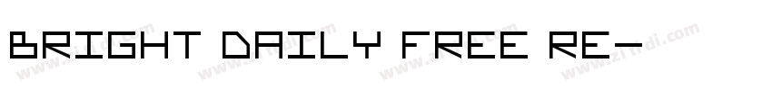 Bright Daily FREE Re字体转换